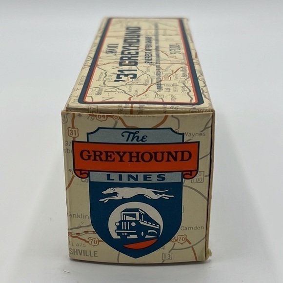 AVON ‘31 GREYHOUND EVEREST AFTER SHAVE 5 Oz VINTAGE DECANTER IN BOX - Picture 10 of 11